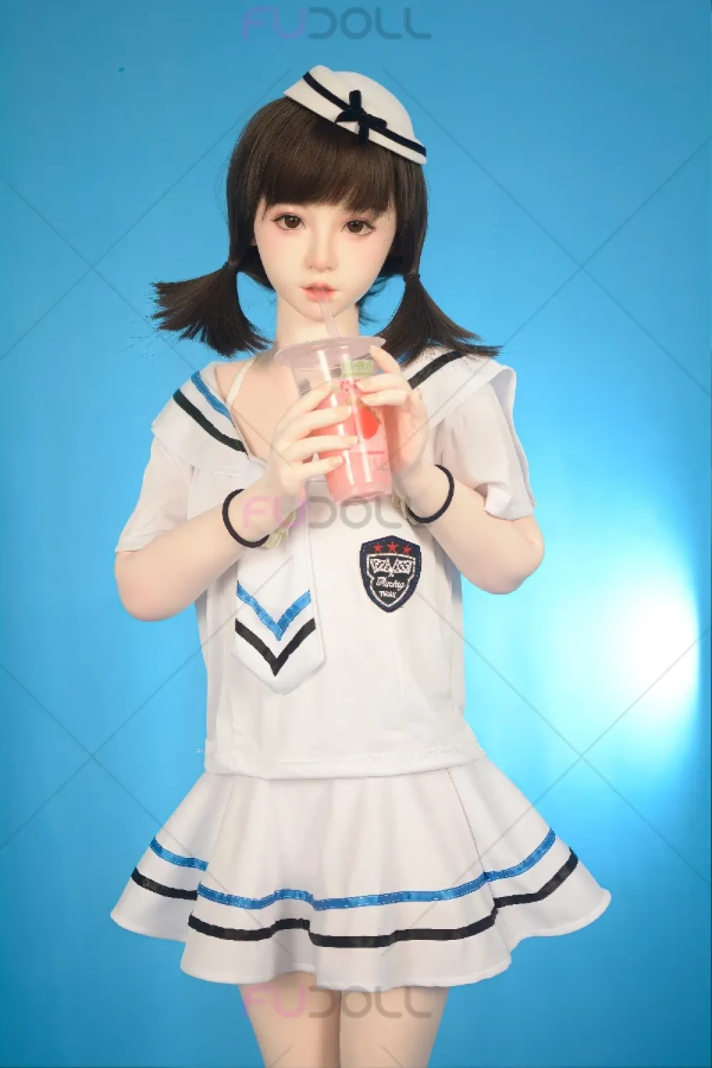 FU Doll シリコンヘッド 萌え系 天真爛漫ラブドール 大人しい 桜桃 135cm AA カップ #YF008
