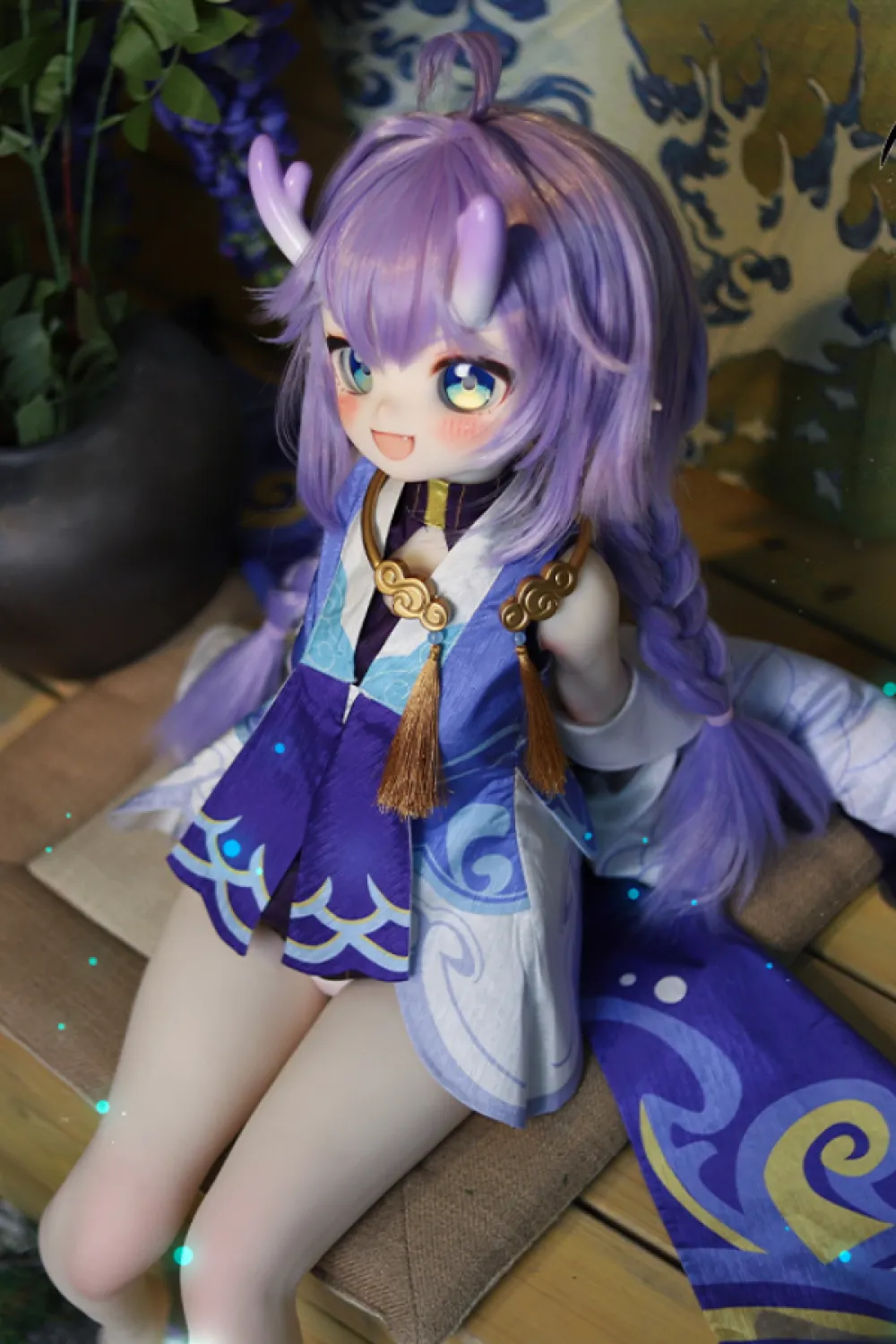 「レビュー付き」「写真衣装付き」 Mozu Doll アニメラブドール 新作 小白竜 85cm