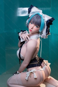 Bezlya doll 2.0 シリコンヘッド 妹系 ポチャリラブドール コスプレ ビオラ（チェシャ） 2番メイク 155cm M