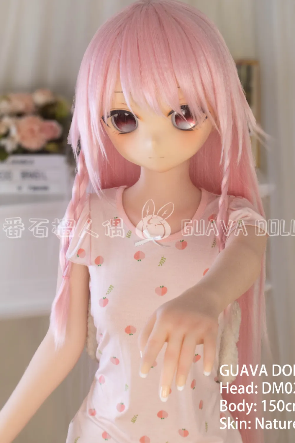 Guava Doll アニメ清楚系ドール 150cm DCup DM02 手描きメイク ビニールヘッド 瑠璃