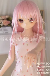 Guava Doll アニメ清楚系ドール 150cm DCup DM02 手描きメイク ビニールヘッド 瑠璃