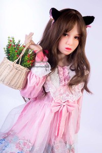 MM#045 綺麗な 花の娘 清楚系ドール ラブドール 通販 紗莉奈 138cm-Small Breast Momo doll