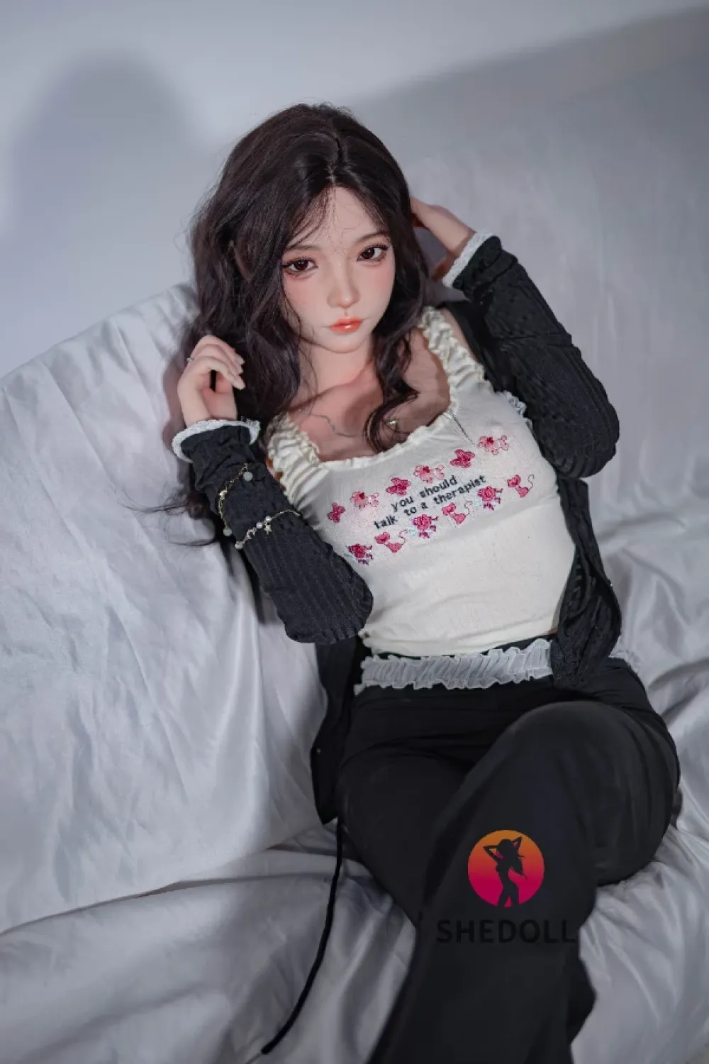 She Doll シリコンヘッド ボディ材質選択可能 美女セックスドール 綺麗 顎機能追加可能 薔薇（特殊メイク） 158cm Cカップ