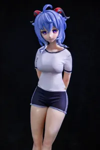 Dimu Doll PVCヘッド＋TPEボディ アニメ系 ミニラブドール コスプレ 甘雨 75cm