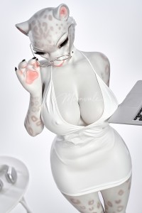 Moonvale Doll 165cm Hカップ Velara フルシリコン製 白豹柄肌 巨乳 ケモノラブドール