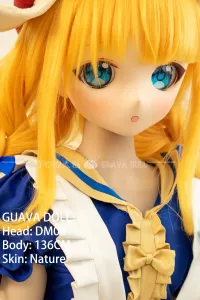 Guava Doll 136cm AAcup PVCヘッド+TPEボディ 136+dm02 等身大リアル系ラブドール