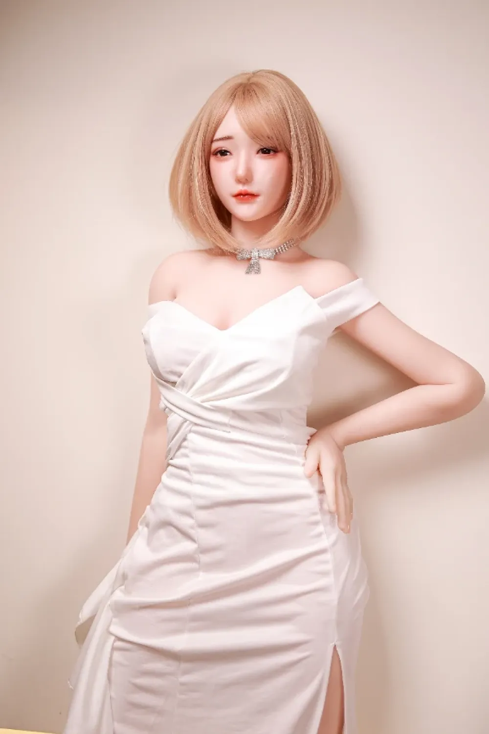 Dimu Doll シリコンヘッド+TPE体 金髪 ラブドール 軽量化可能 Amara 166cm