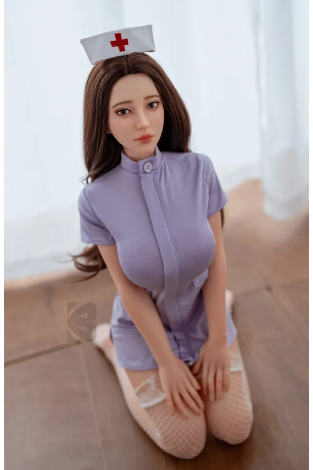 「無料下着セット付属」BC Doll シリコン製 コスプレ系 ミニラブドール 看護婦 小清 76cm G02A