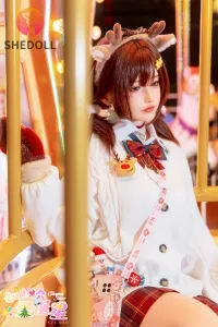 She Doll シリコンヘッド ボディ材質選択可能 クリスマス風ダッチワイフ 美人 顎機能追加可 苏星冉 158cm Cカップ