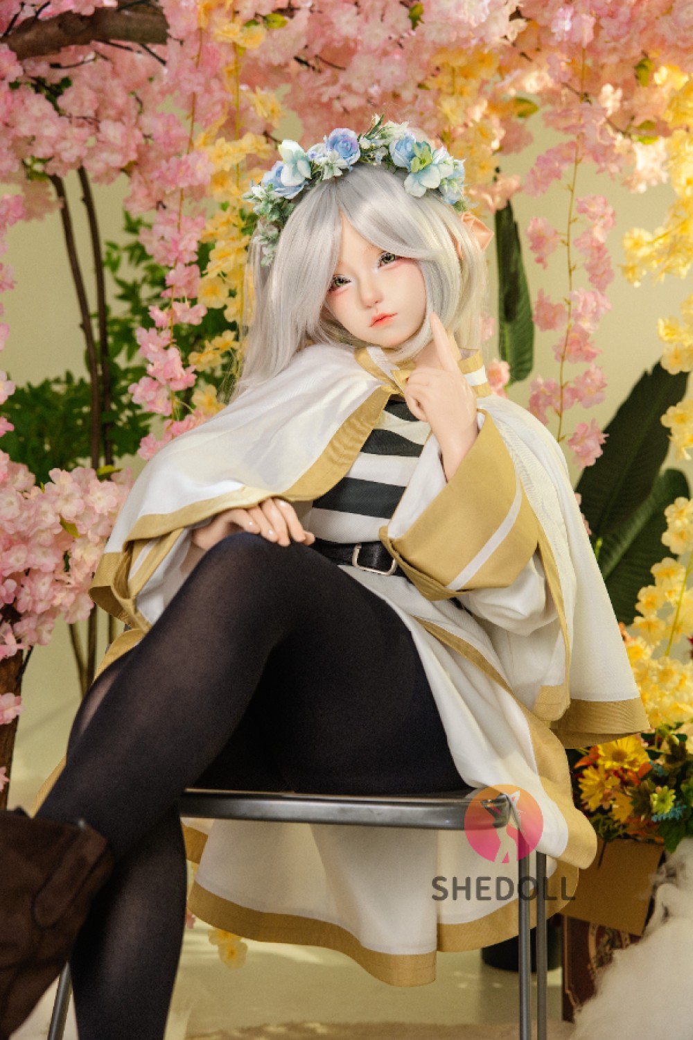 She Doll シリコンヘッド ボディ材質選択可能 エルフラブドールコスプレ 艾琳（Ailin）145cm Gカップ