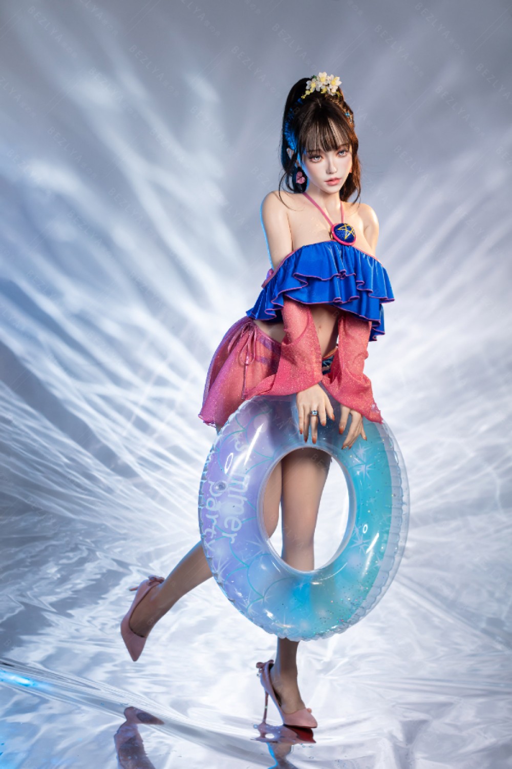 Aitia doll シリコン製 コスプレ系 水着ラブドール 魔法少女 0353 ROS口付き 睡蓮 2番メイク 2.2CF 155cmM