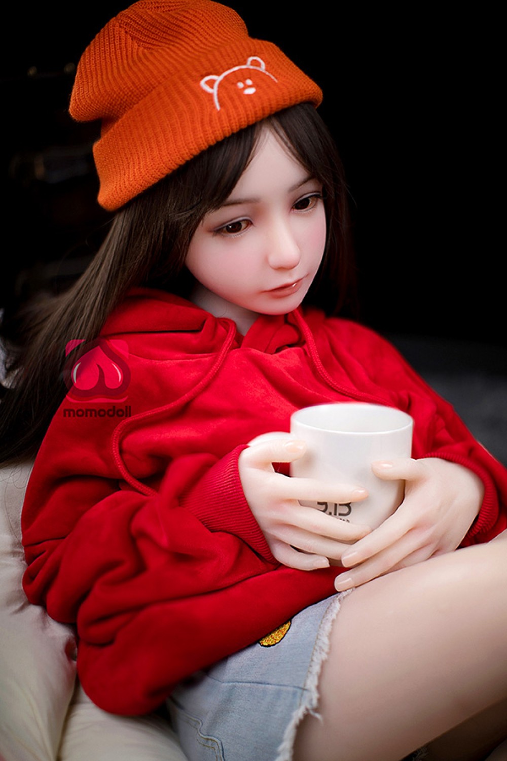 MM095 貧乳 清楚系ドール シリコン製ラブドール 心春こはる 128cm Momo doll