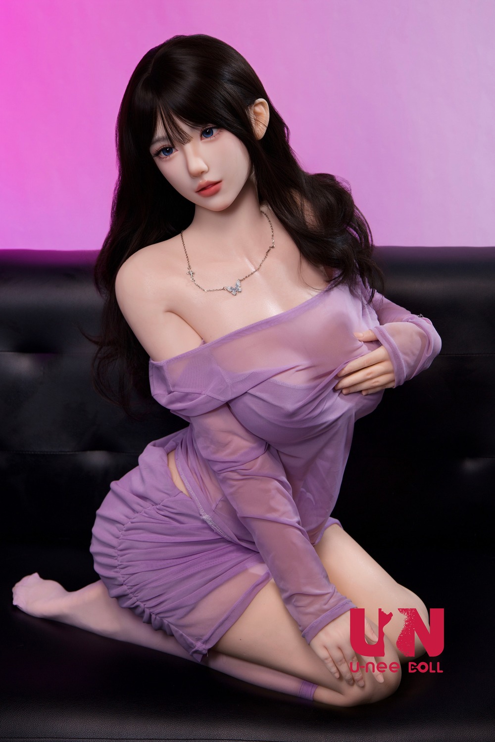 UNeedoll 158cm Eカップ 胧月（Longyue）ヘッド メイク① 精緻メイク仕様＋カスタマイズアイ シリコン製 上品系ラブドール