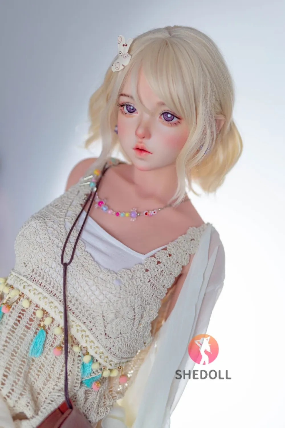 She Doll シリコンヘッド ボディ材質選択可能 アイドルっぽいラブドール 天真爛漫 顎機能追加可 朵朵 148cm Dカップ