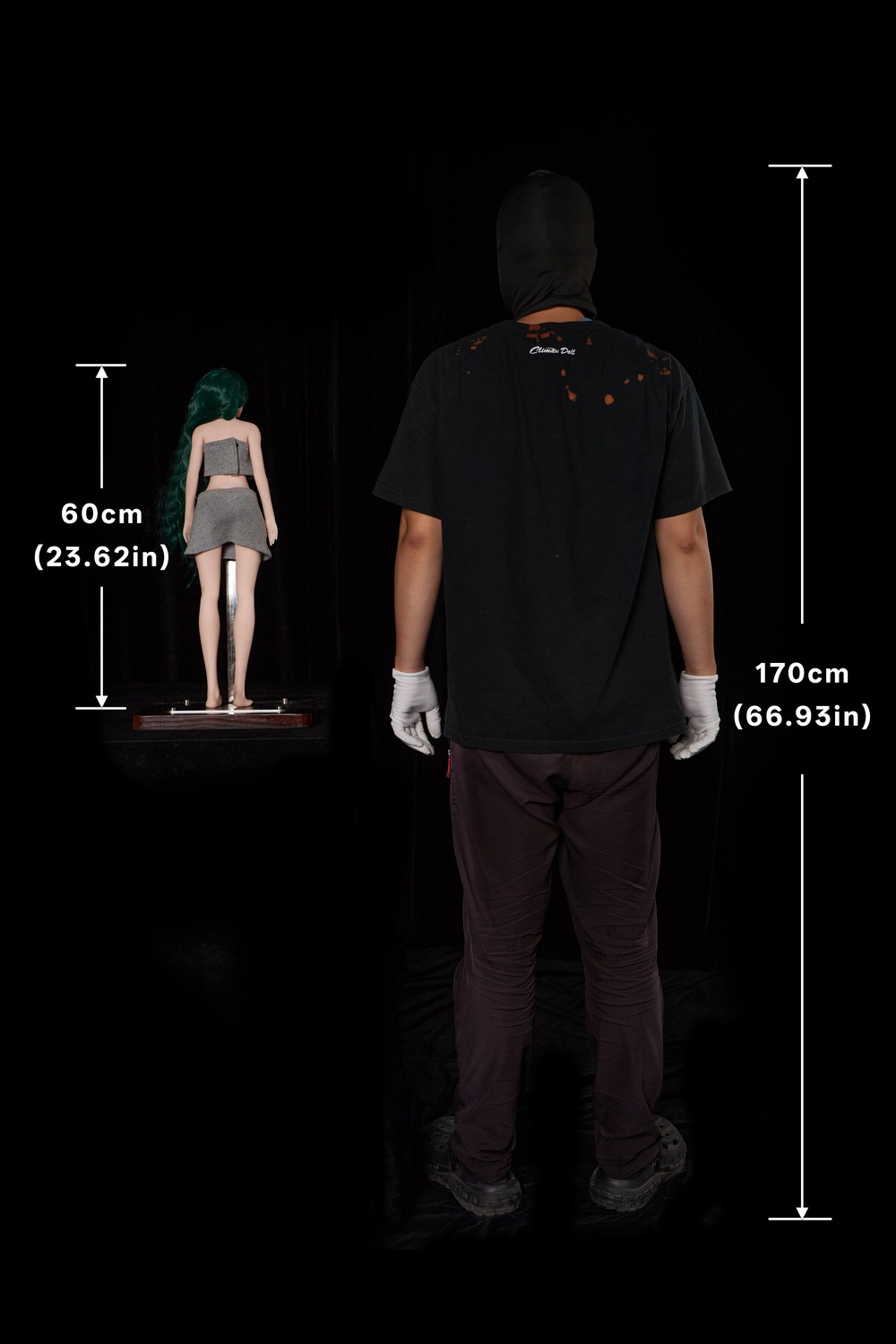 Climax Doll 60cm AAcup 1.9kg PVCヘッド+シリコンボディ Momo(Cinnamon) アニメ系ラブドール