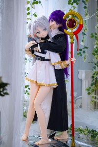 Aotume Doll 155cm Fcup シリコンヘッド+TPE体 菲伦 アニメ系ラブドール