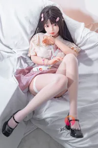 She Doll シリコンヘッド ボディ材質選択可能 眼鏡子ラブドール アイドルっぽい 顎機能追加可 洛小夕 148cm Dカップ