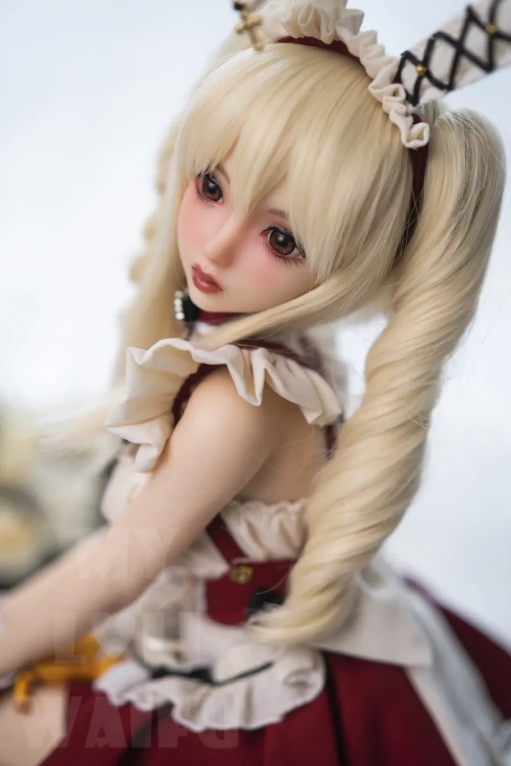 MLW Doll シリコン製 ロリィタ系 ミニラブドール 金髪ツインテール リタ 60cm #M1
