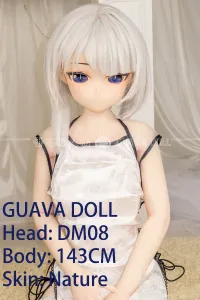 Guava Doll アニメ 顔 ラブドール 手描きメイク ビニール製（PVC）ヘッド 143cm DM02 世奈