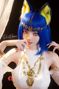 She Doll シリコンヘッド ボディ材質選択可能 コスプレ系 エジプト猫ラブドール セクシー 可動式顎が対応可能 江小棠（COSアンカ） 168cm D カップ