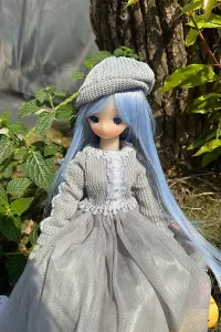 【レビュー&写真付き】Dimu Doll 青い髪の 小胸ラブドール ちはる 40cm