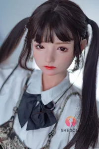 She Doll シリコンヘッド ボディ材質選択可能 アイドルっぽいラブドール 無邪気 顎機能追加可 小芙（特殊メイク） 148cm Dカップ