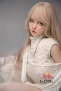 She Doll シリコンヘッド ボディ材質選択可能 妹系 金髪ラブドール 誘惑 顎機能追加可 沅沅 148cm Dカップ