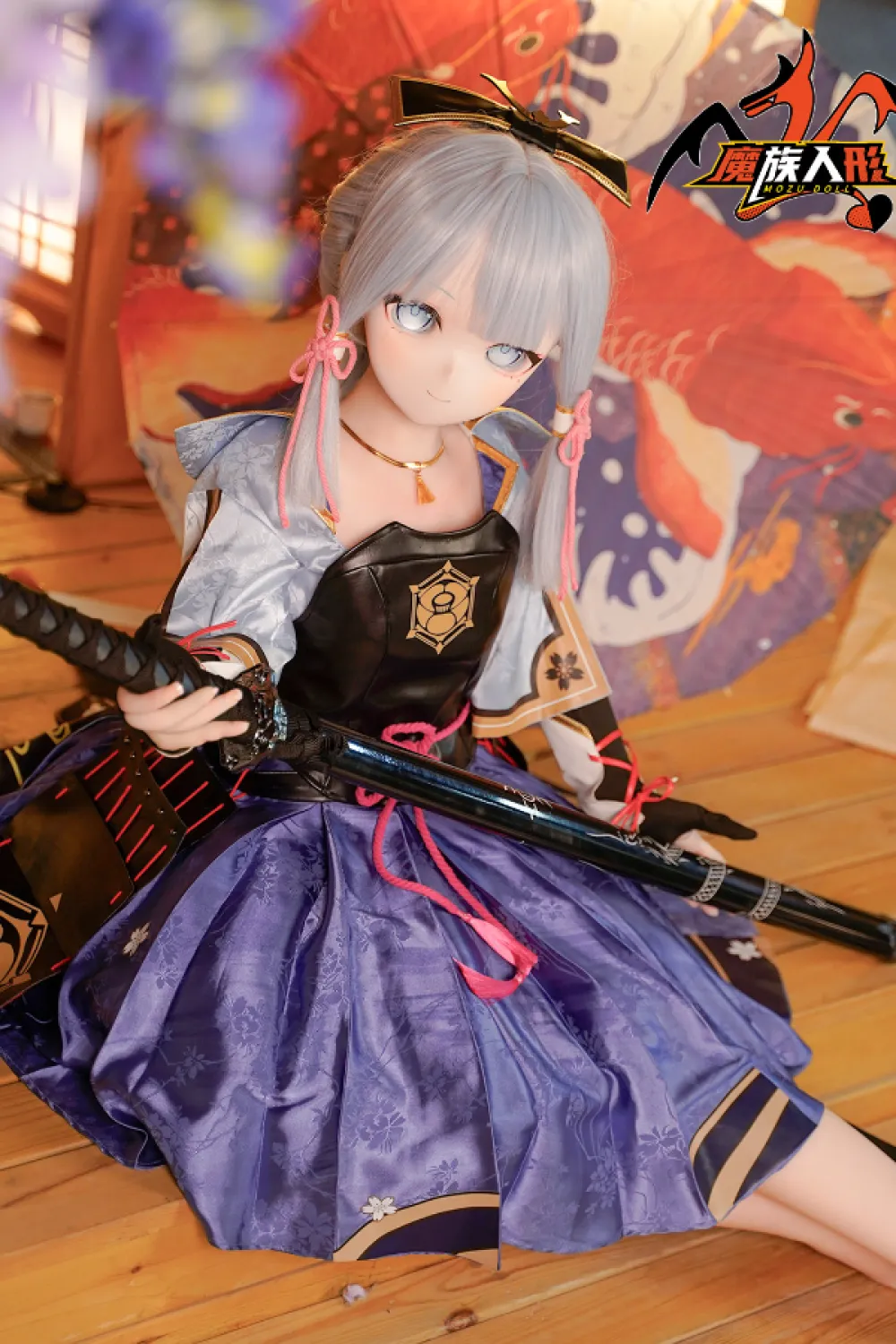 Mozu Doll クール系キャラ ダッチワイフ 141cm 小胸 霊華 PVCヘッド