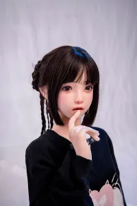 Dimu Doll シリコンヘッド+TPE 体 ラブドール 清楚系ドール はると 138cm