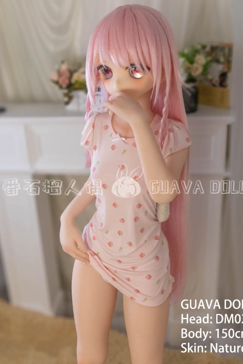 Guava Doll アニメ清楚系ドール 150cm DCup DM02 手描きメイク ビニールヘッド 瑠璃