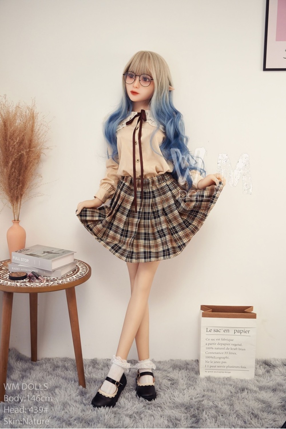 WM Doll 高品質 TPEラブドール 悠莉 146cm Bcup 439#