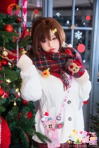 She Doll シリコンヘッド ボディ材質選択可能 クリスマス風ダッチワイフ 美人 顎機能追加可 苏星冉 158cm Cカップ