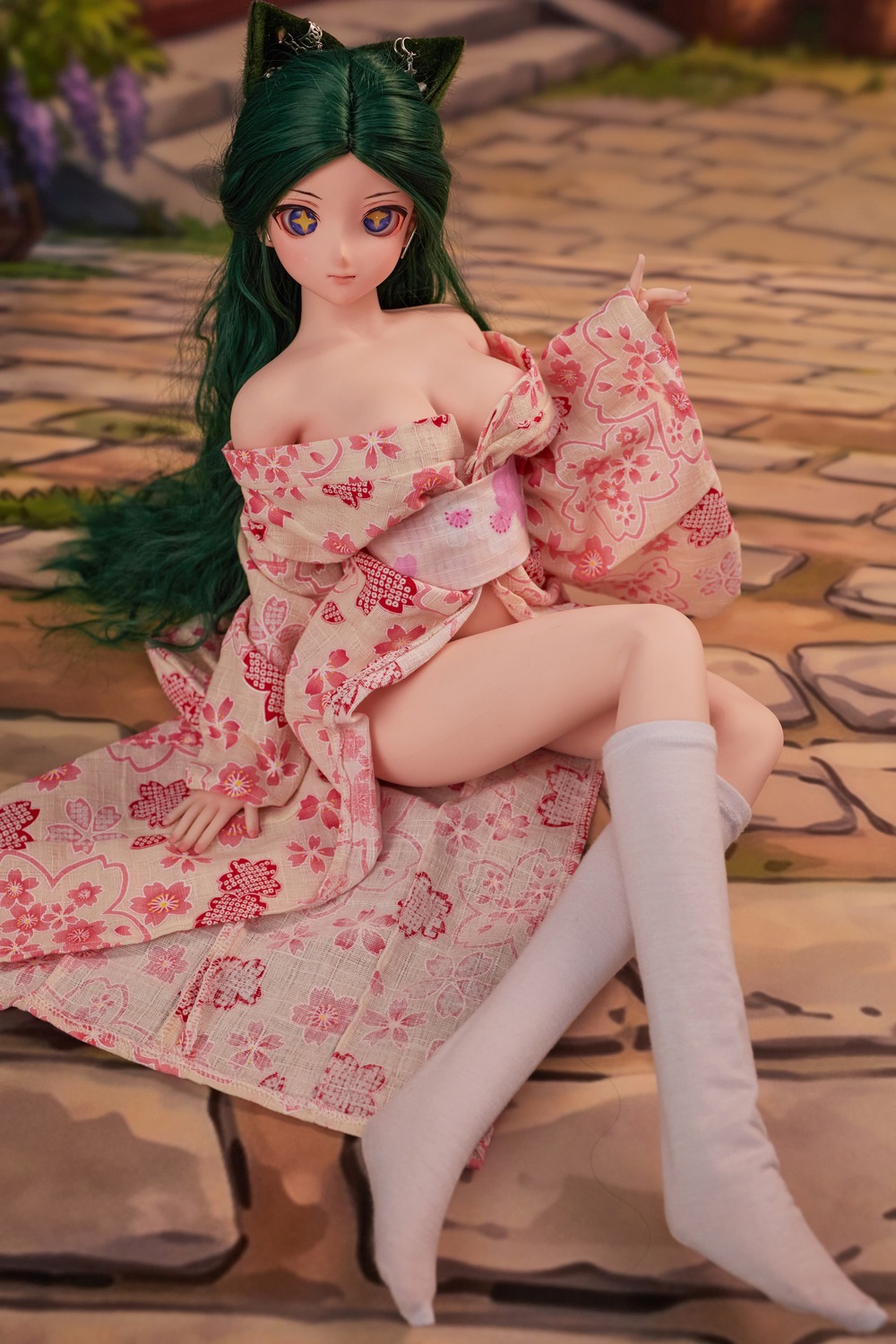 Climax Doll 60cm AAcup 1.9kg PVCヘッド+シリコンボディ Momo(Cinnamon) アニメ系ラブドール