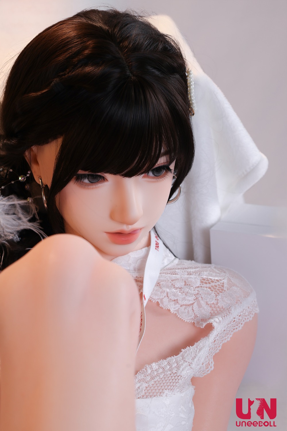 UNeedoll 165cm Dカップ 昭阳（Zhaoyang）ヘッド メイク① 精緻メイク仕様＋カスタマイズアイ フルシリコン製 清楚系ラブドール