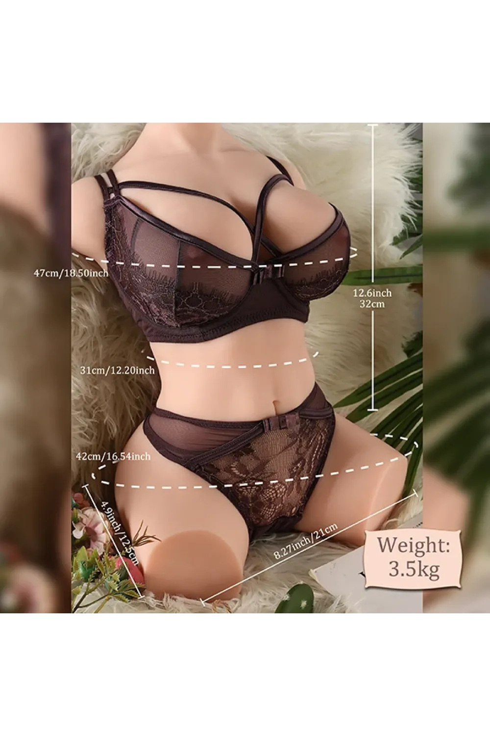 オナホール 半身 ラブドール トルソー 安い 3.25kg Villa