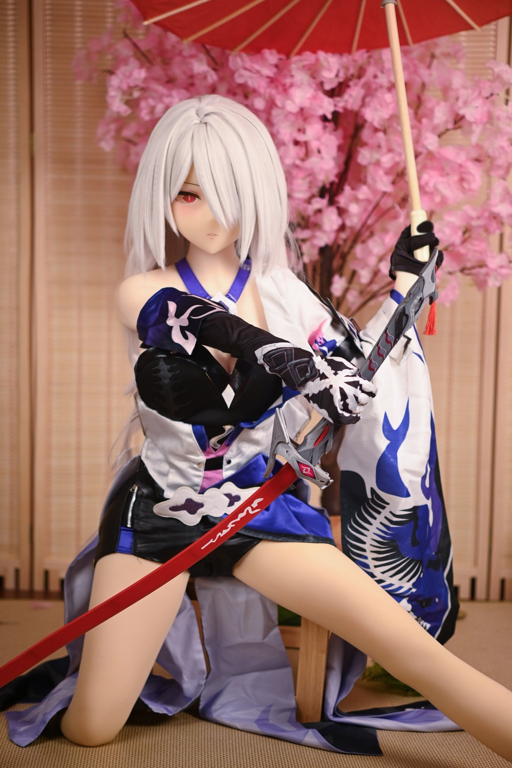Aotume Doll 155cm Fcup シリコンヘッド+TPE体 黄泉 半身ラブドール