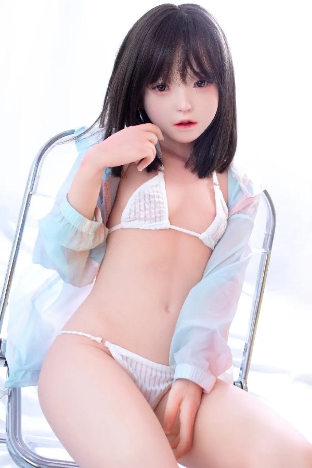 FU Doll シリコンヘッド 妹系 水着ラブドール 天真爛漫 環奈 145cm A カップ #J008