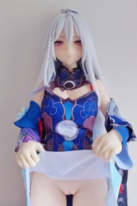 Aotume Doll 155cm Ccup シリコンヘッド+TPE体 镜流 半身ラブドール