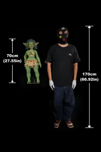 Climax Doll 70cm Acup シリコン Si70cm AT Kaela(Green) 人外系ラブドール