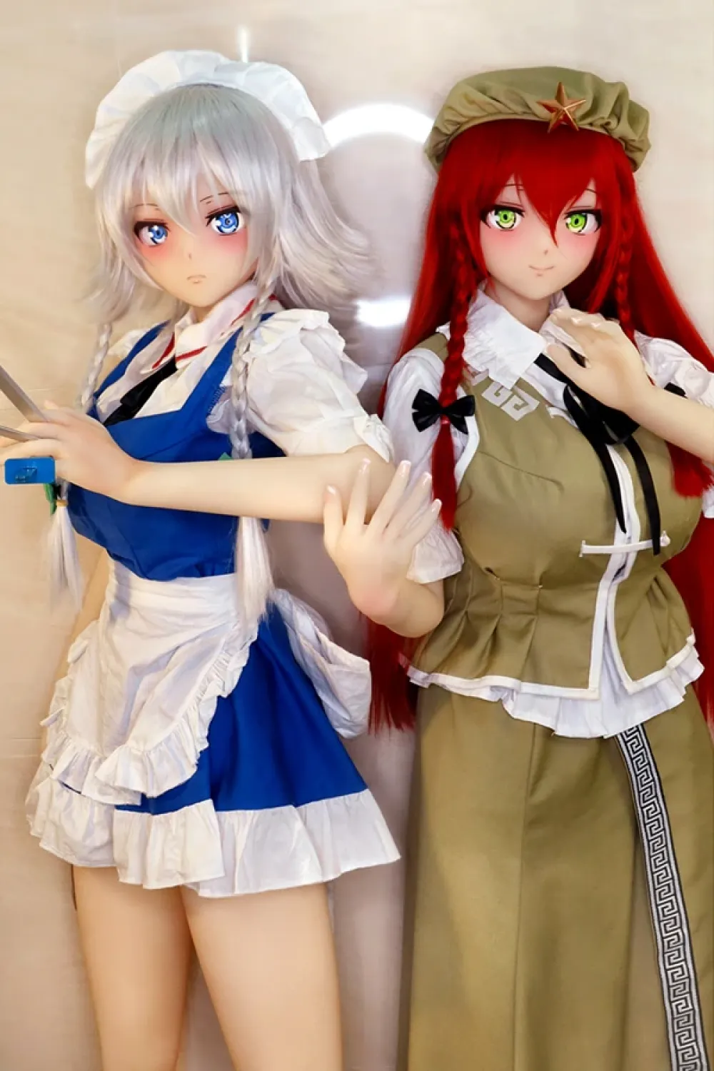 Aotume Doll 二次元系 時間メイド 清楚系ドールラブドール 咲夜&華奈 155cm