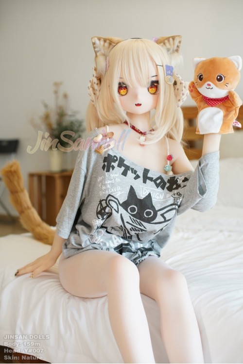 WM DOLL 猫っぽい TPEボデイ PVCヘッド アニメドール 愛らしい 檸萌 159cm Y#007