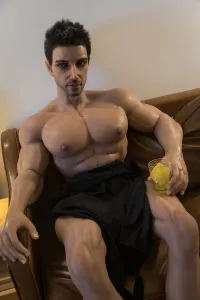 隆々たる体ラブドール 男 シリコン製 Jastin 177cm