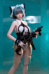 Bezlya doll 2.0 シリコンヘッド 妹系 ポチャリラブドール コスプレ ビオラ（チェシャ） 2番メイク 155cm M