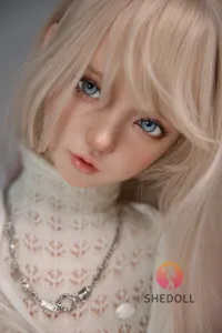 She Doll シリコンヘッド ボディ材質選択可能 妹系 金髪ラブドール 誘惑 顎機能追加可 沅沅 148cm Dカップ