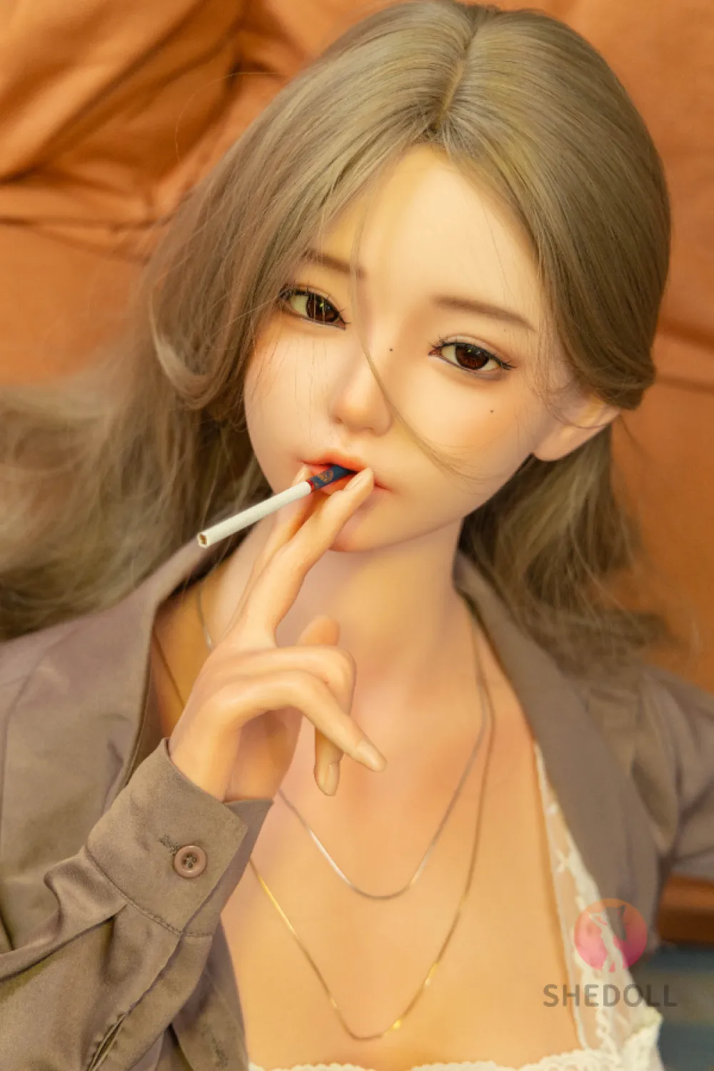 She Doll シリコンヘッド アイドルっぽいラブドール 清楚系 可動式顎が対応可能 江小婉 165cm Eカップ