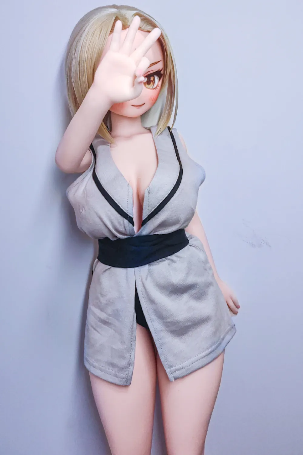 Climax Doll 忍者風アニメ娘 ラブドール フィギュア PVCヘッド J85cm B Reyna (Cinnamon)