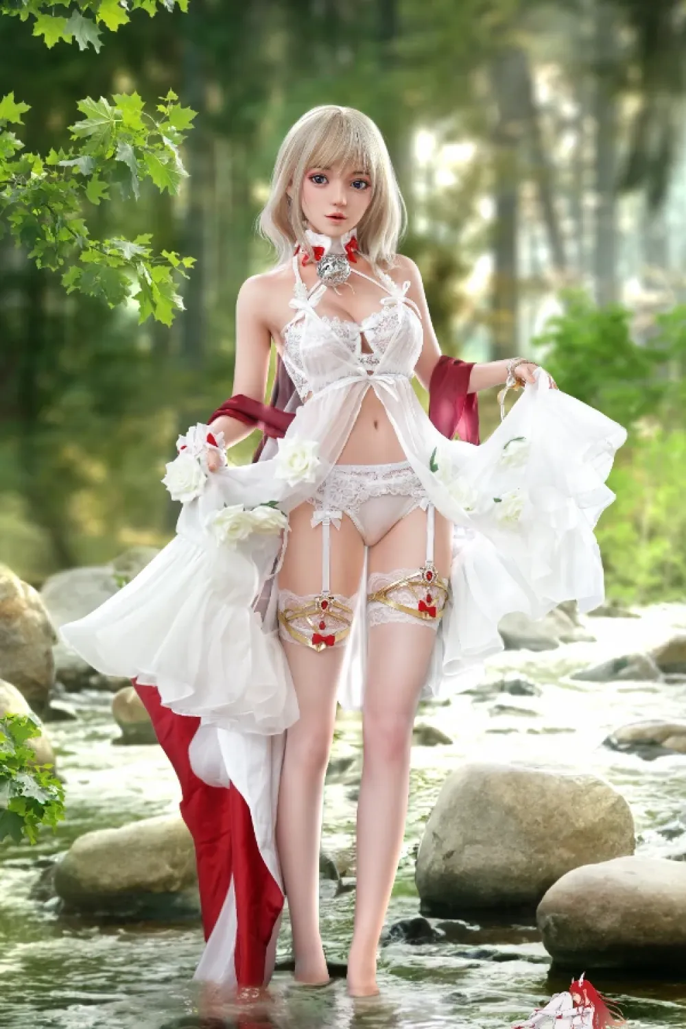 Doll Senior アイドル系 金髪ラブドール 148cm Dカップ #14 叽可（ROSヘッドのみ対応）