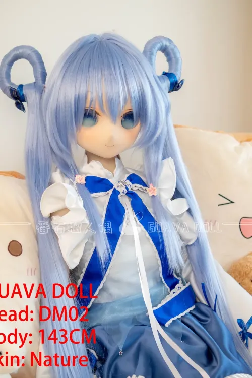 Guava Doll 143cm Bcup PVCヘッド+TPEボディ 143+dm02 貧乳ラブドール