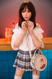 【レビュー&写真付き】シリコンヘッド+TPE 体 清楚系ドール ダッチワイフ 蓉蓉 158cm