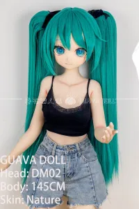 Guava Doll アニメラブドール アイドルっぽい PVCビニールヘッド DM02 手描きメイク 145cm 汐莉